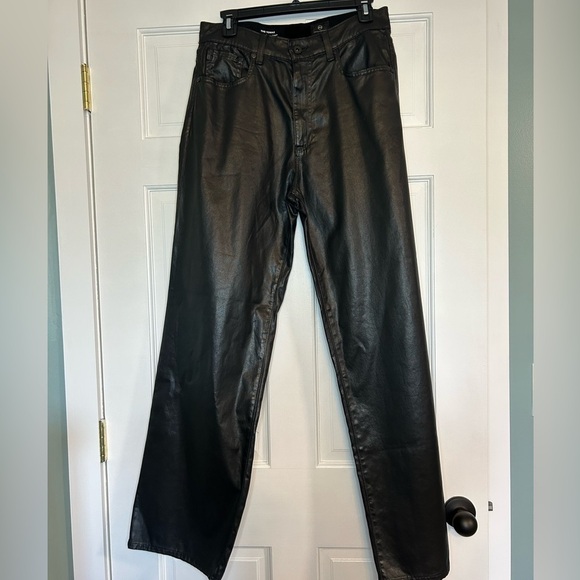 Ag Adriano Goldschmied Pants - Adriano Goldschmied The Tomas Hi-Rise Baggy Straight Pant